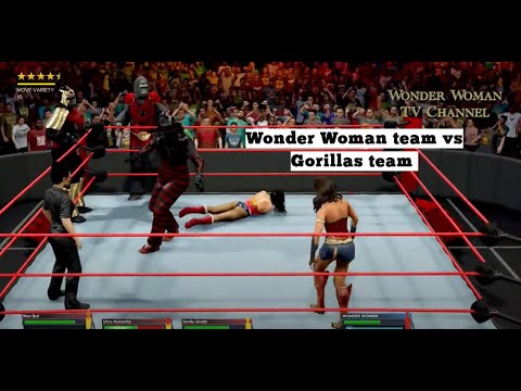 W2K23/24 Wonder Womans (Gal Gadot & Lynda Carter) vs Gorillas: Ultra ...