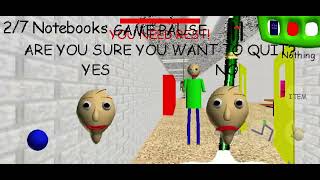Baldi basics gameplay part 6: gotta sweep be like