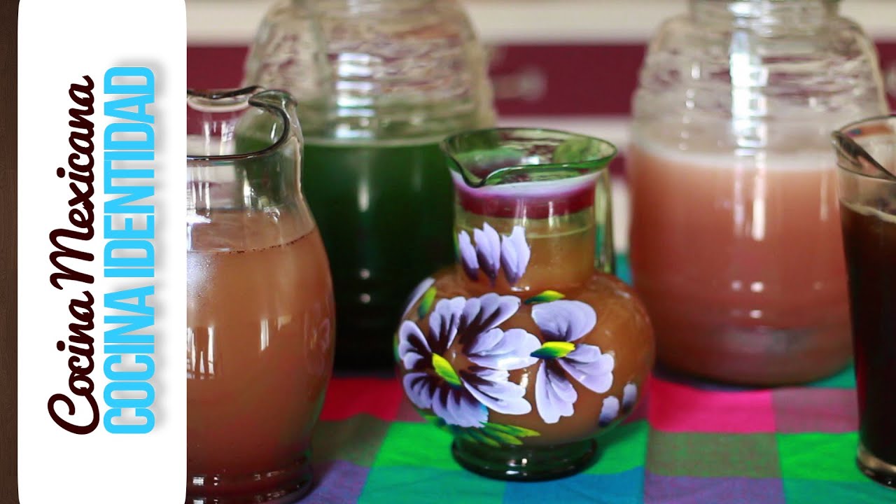 5 aguas frescas de fruta. Yuri de Gortari