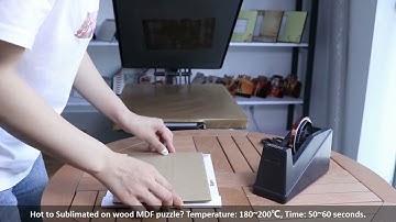 How to sublimated on wood MDF puzzle?