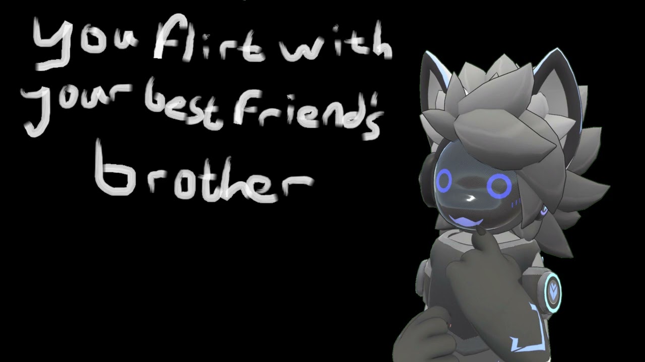 [Furry ASMR] You flirt with your best friend's brother [M4M] [Old Mic]
