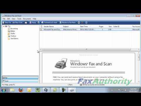 Send a in Windows Fax and Scan (Windows 7 and Windows Vista) - YouTube