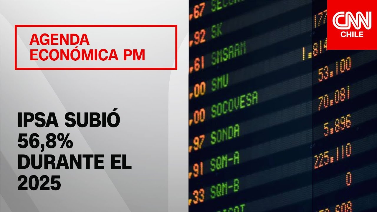"Ha sido un año espectacular": IPSA subió 56,8% durante el 2025
