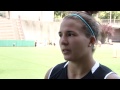 Interview: Amber Brooks talks about first goal and upcoming road trip