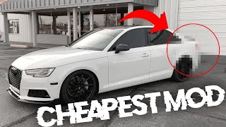 Worlds Cheapest Mod for Your Car // Audi A4 B9 *MUST HAVE*