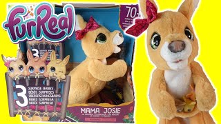 Fur Real Mama Josie the Kangaroo with Surprise Babies Unboxing