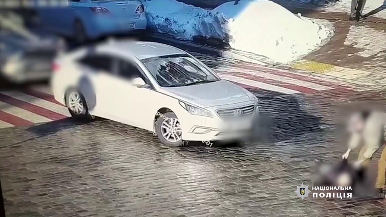 У Києві водій убив пішохода одним ударом (відео)