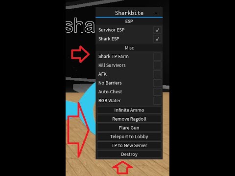 Sharkbite Gui 2020 August Pastebin Noclip Autofarm Kill All Survivors Youtube - survivor script roblox pastebin