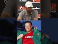 Scottie Scheffler on Tiger Woods comparisons (via @pgatour/TT)
