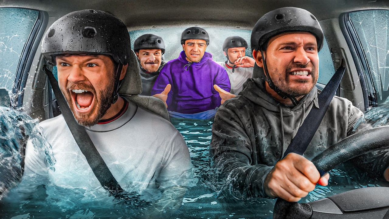 AUTO VERSENKT MIT UNS DRIN! (Unser gefährlichstes Video 🚫😨)