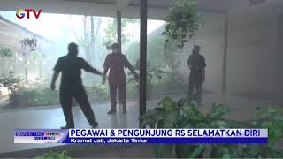 RS Polri Kramat Jati Kebakaran, Pegawai & Pengunjung RS Selamtakan Diri - BIM 29/07