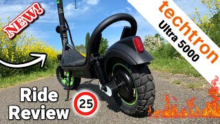 Techtron Ultra 5000 Electric Scooter Ride & Review