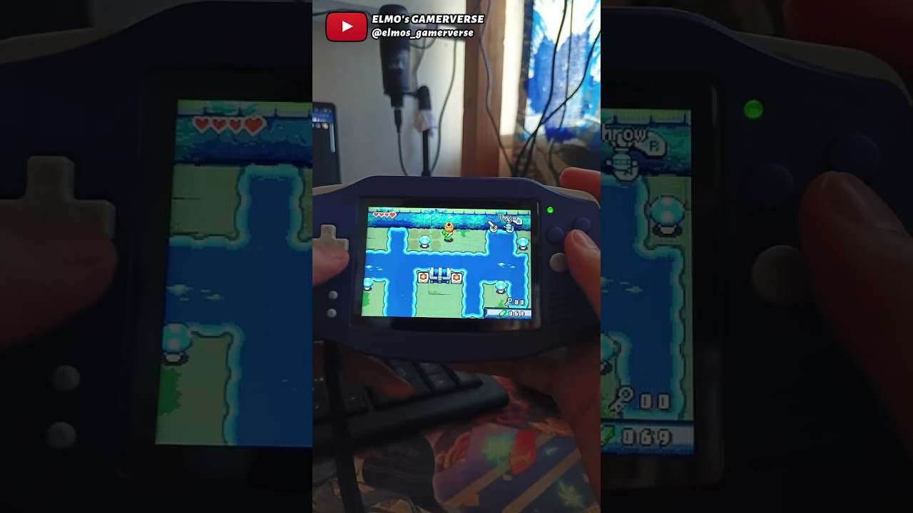 Anbernic RG34XX Gameplay — Legend of Zelda Minish Cap 