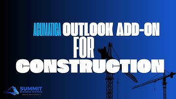 Using the Outlook Add on in Acumatica