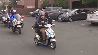 Make-A-Wish gives North Highlands boy custom police scooter