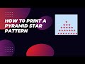 How to print a Pyramid Star Pattern Program in PHP Tamil