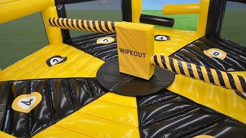 8 player mechanical/inflatable sweeper game, Toxic Meltdown