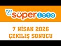 Süper Loto Çekiliş Sonucu 7 Nisan 2026
