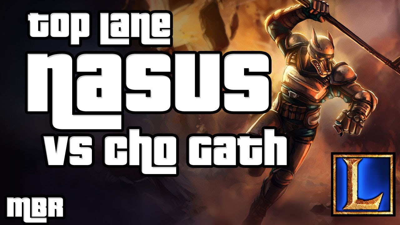 Dreadknight Nasus Vs Cho'Gath - Season 4 League of Legends Gameplay - HD