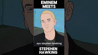 Eminem Rap Battles Stephen Hawking! 😆🤯 #eminem #shorts #stephenhawking