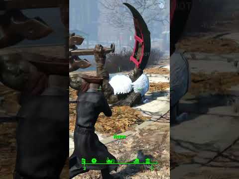 FAllOUT 4 - ОРУЖИЕ СУДНОГО ДНЯ #игры #fallout #shorts #фоллаут