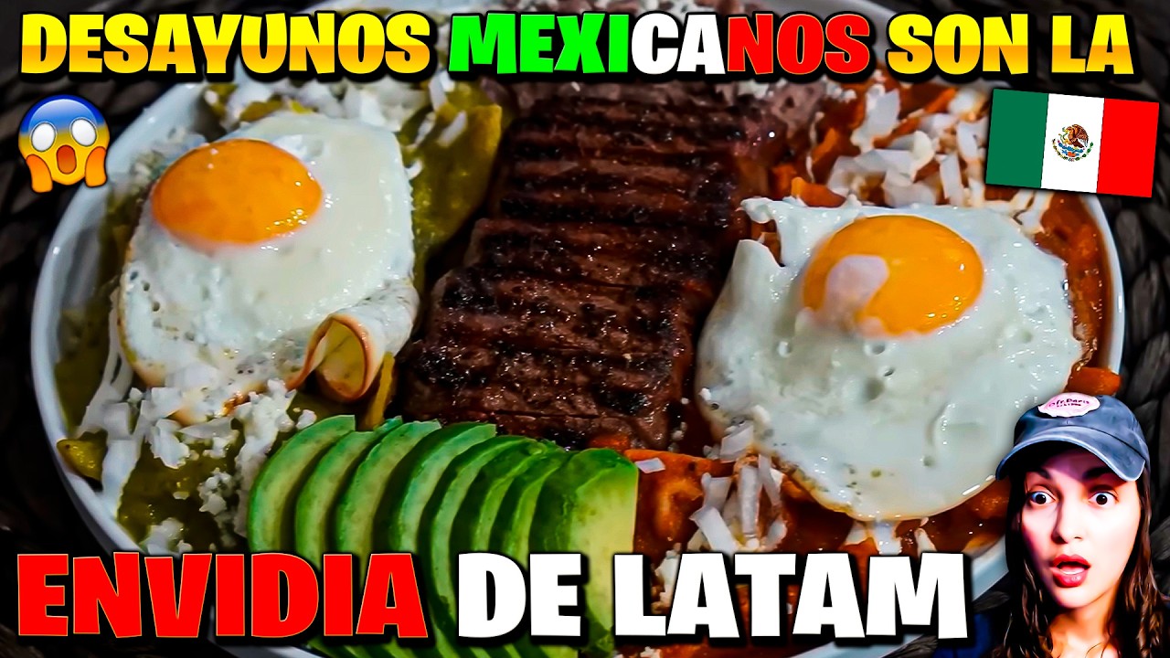 CHILAQUILES DIVORCIADOS 🇲🇽 el MEJOR DESAYUNO de los MEXICANOS? 😱 | Venezolana Reacciona a La Capital