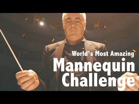 World First!! Qatar Philharmonic Orchestra do the Mannequin Challenge in style