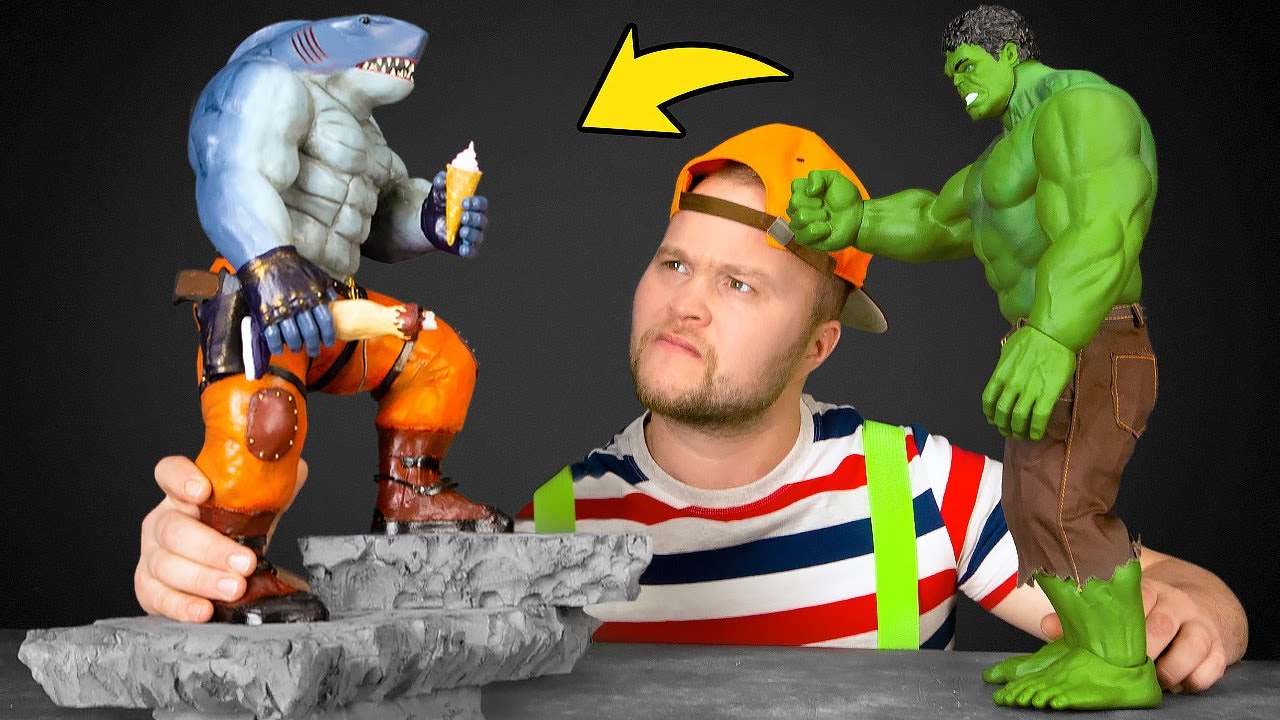 HULK VIRA O TUBARÃO-REI!