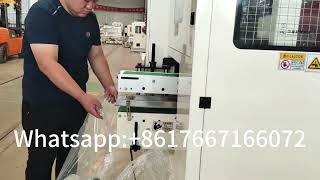 Automatic High Speed  Toilet Tissue Paper Roll V Fold Facial Hand Towel Cutting Machine
