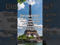 The Eiffel Tower can grow taller in summer!