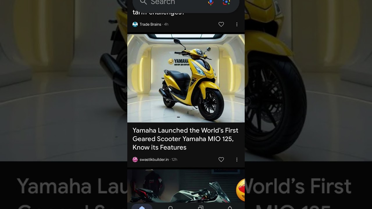 Yamaha Launched the World’s First Geared Scooter Yamaha MIO 125, Know its Features