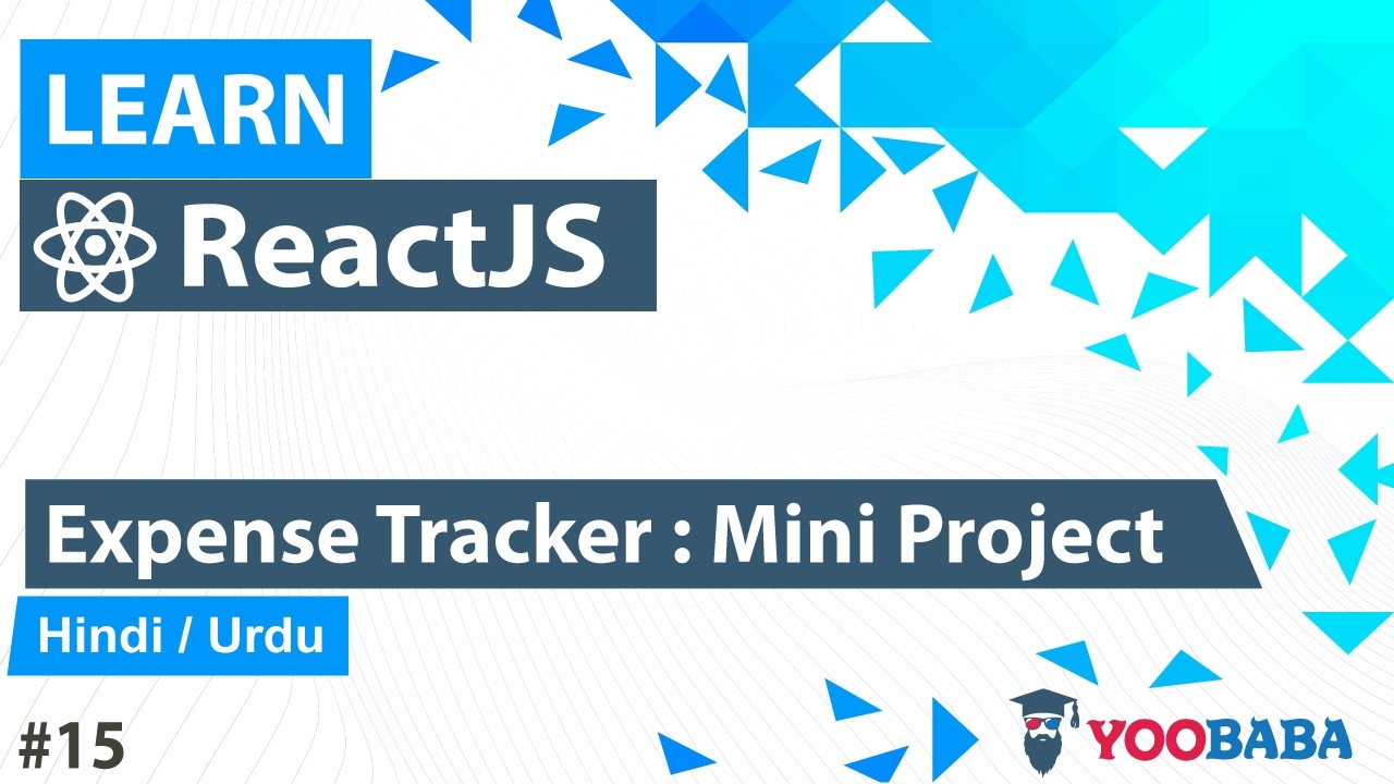 ReactJS Expense Tracker Project Tutorial in Hindi / Urdu - YouTube