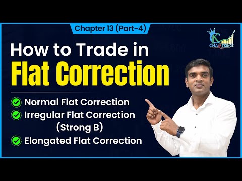 How to Trade Flat Correction in Elliott Wave Theory | Elliott Wave Full Course | Chartkingz