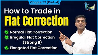 How to Trade Flat Correction in Elliott Wave Theory | Elliott Wave Full Course | Chartkingz