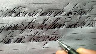 (Episode 64) very good cursive english handwriting // how to improve cursive writing 