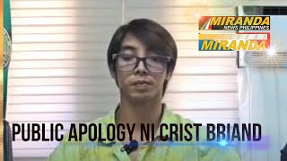 CRIST BRIAND, NAG-PUBLIKONG PATAWAD 