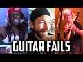 Metal guitarist reacts to guitar fails