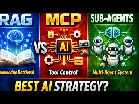 Architecting AI Agents RAG vs MCP vs Sub-Agents Explained - YouTube