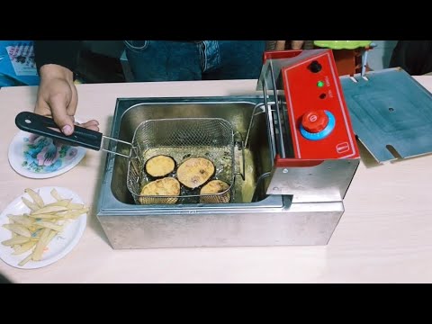 تجربة قلاية الزيت الكهربائية و قلاية بطاطس   