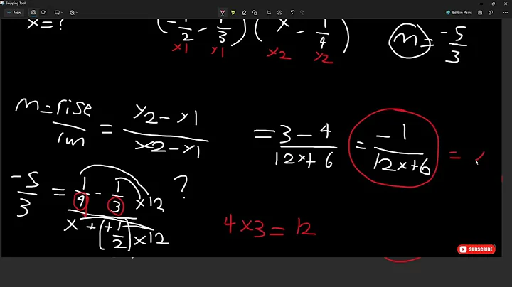 Finding The Slope Given 2 Points - Alot of Examples! (relaxing music)