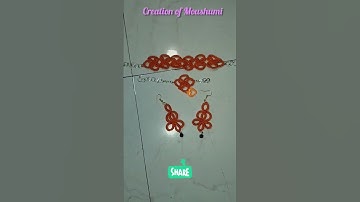 #9#Tatting Designs#youtube #youtubechannel #creation #shorts #easy #creation of moushumi