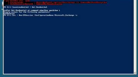 Exchange 2010 Management Remote PowerShell Demo