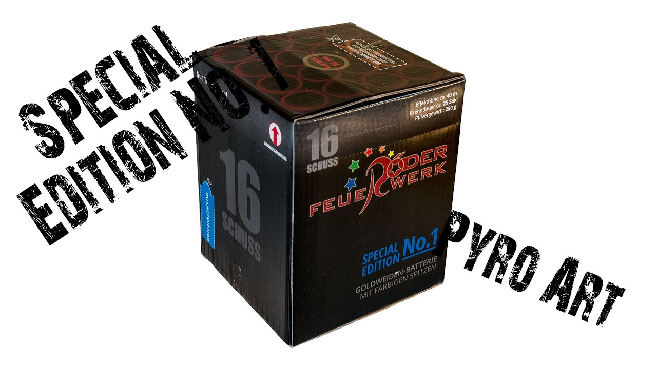 Röder Special Edition No. 1 - Pyro Art/ Foxx FEUERWERK