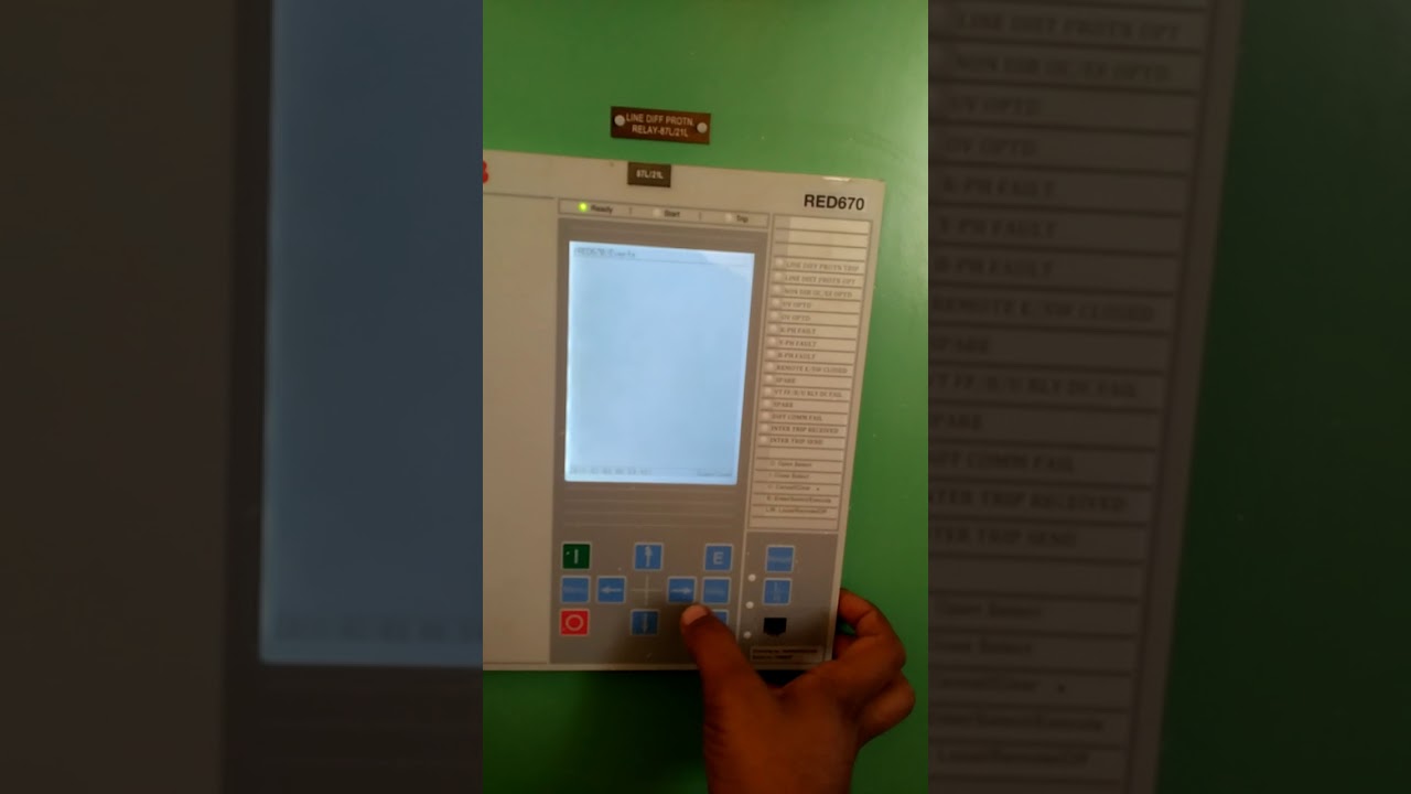 ABB RED670 Relay UV oparated How to Reset..... YouTube