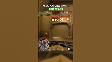 DEADLOCK 4k CLUTCH in ASCENDANT #shorts #valorant #deadlock