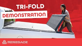 Trifold Bed Cover Demonstration | Renegade Covers