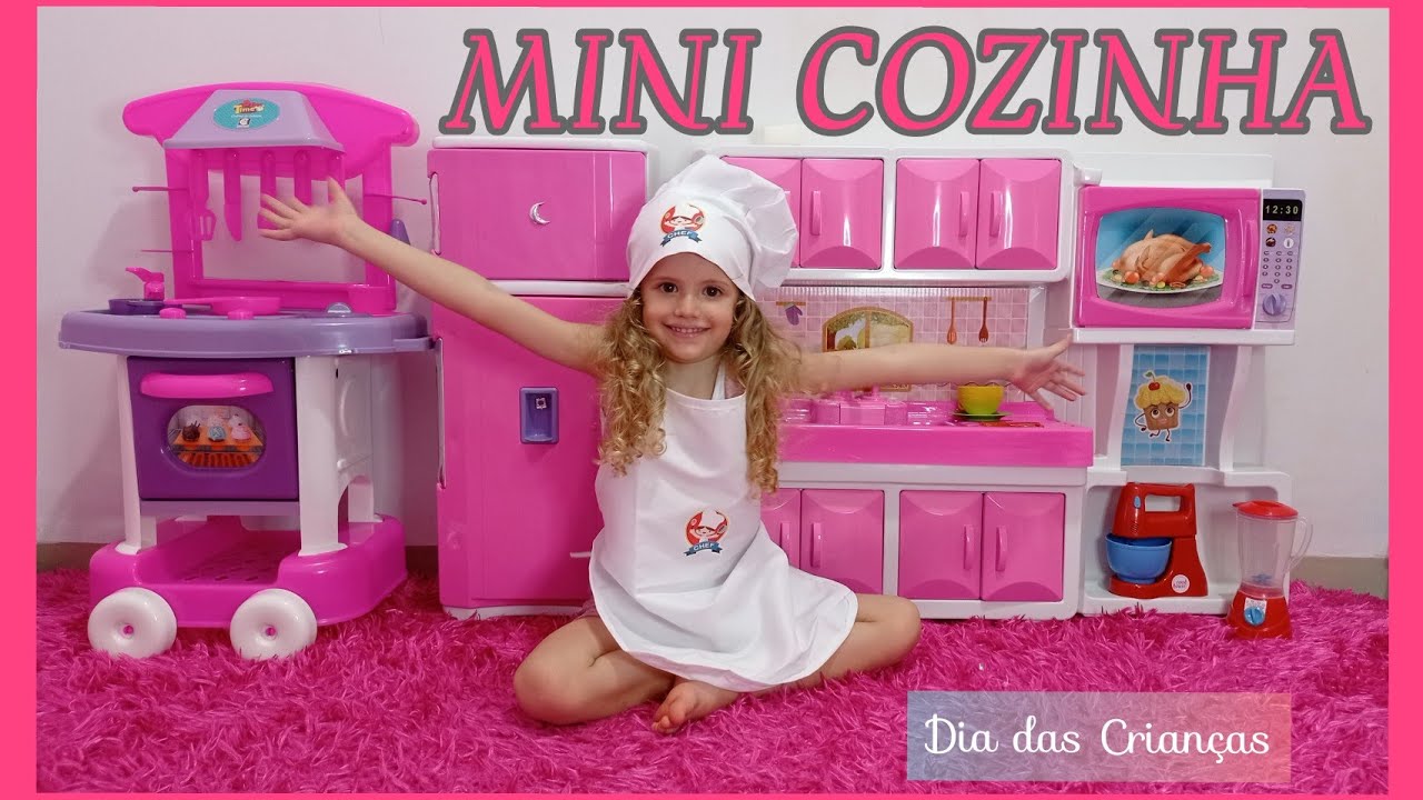 COZINHA INFANTIL COMPLETA | Dia das Crianças | Mini Cozinha  #toykitchen #cozinhainfantil #kitchen