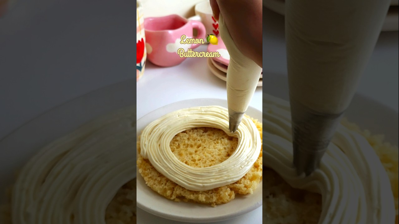 🍋Perfect Buttercream Frosting | Easy Frosting | Lemon Buttercream