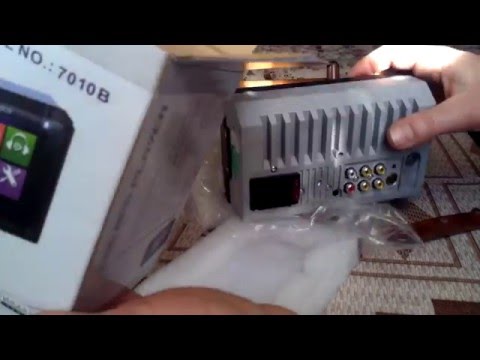 Распаковка 2 din магнитолы 7010B