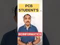 PCB STUDENT'S🤩 का सबसे UNDERRATED CAREER #shorts #pcbstudents #bioinformatics #viral #class12th #bio